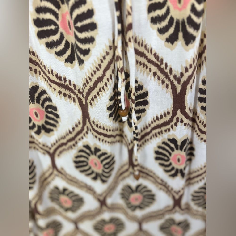 NWT Fresh Produce Fiji Beachcomber Ikat Boho Vacation Coastal Midi Dress Size S - Picture 5 of 12